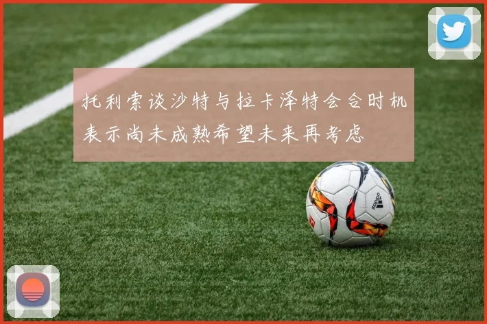 托利索谈沙特与拉卡泽特会合时机表示尚未成熟希望未来再考虑